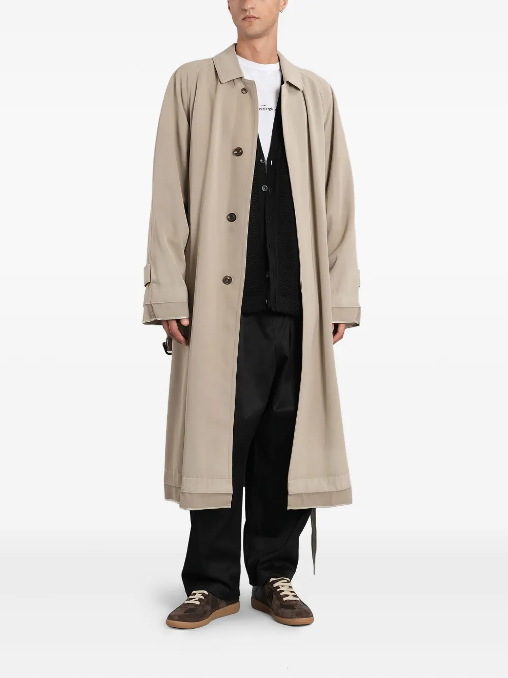 Maison Margiela belted layered-effect trench coat | Trench Coats  | Image 2