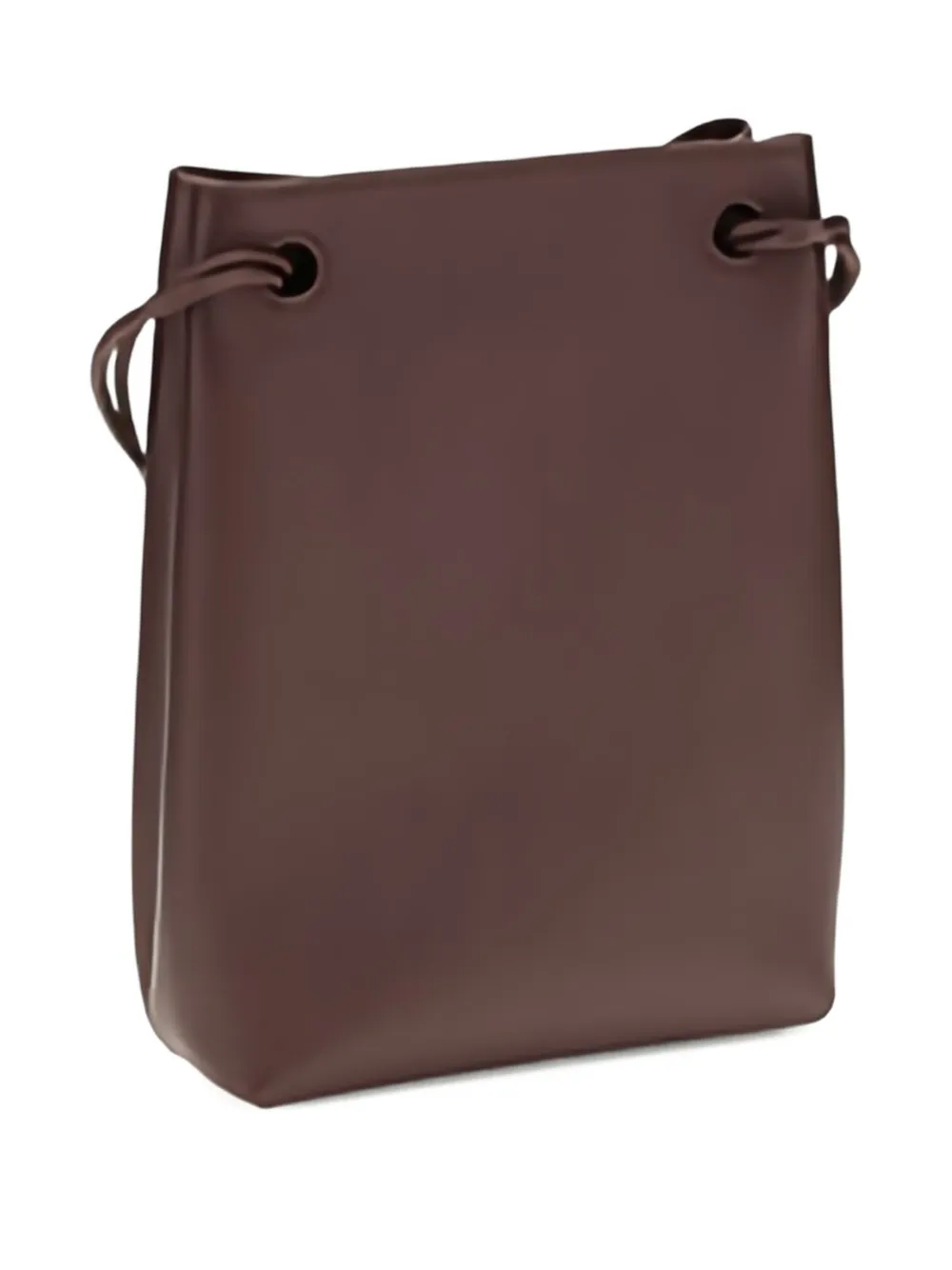 Loewe Drawstring Calfskin Pouch In Brown