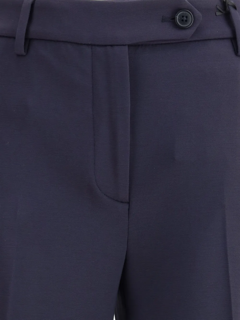 True Royal Button-fastening Wide-leg Trousers In Blue