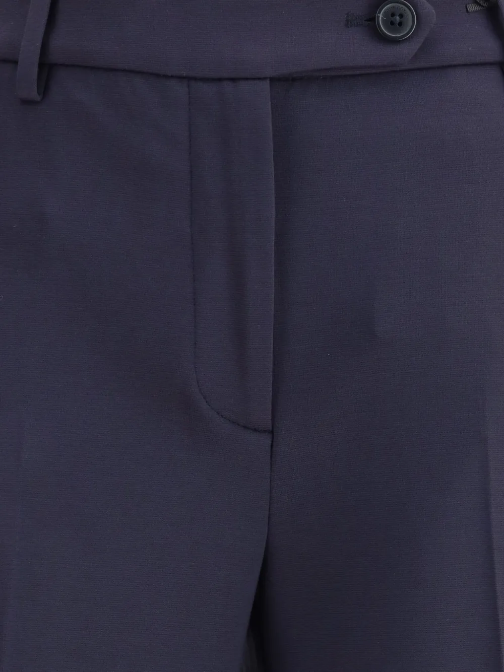 True Royal Button-fastening Wide-leg Trousers In Blue