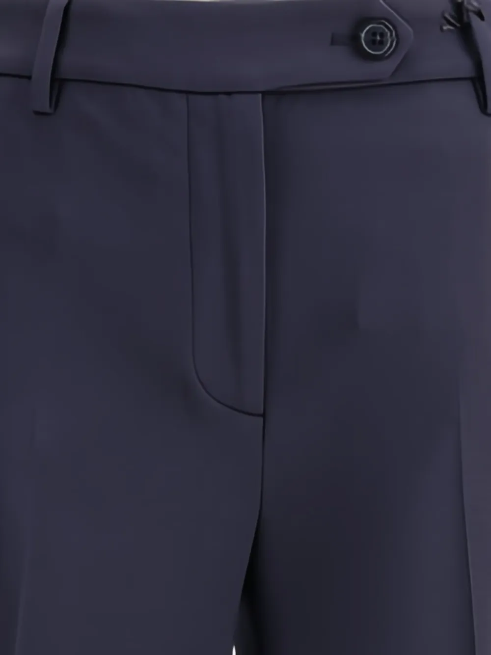 True Royal Button-fastening Wide-leg Trousers In Blue