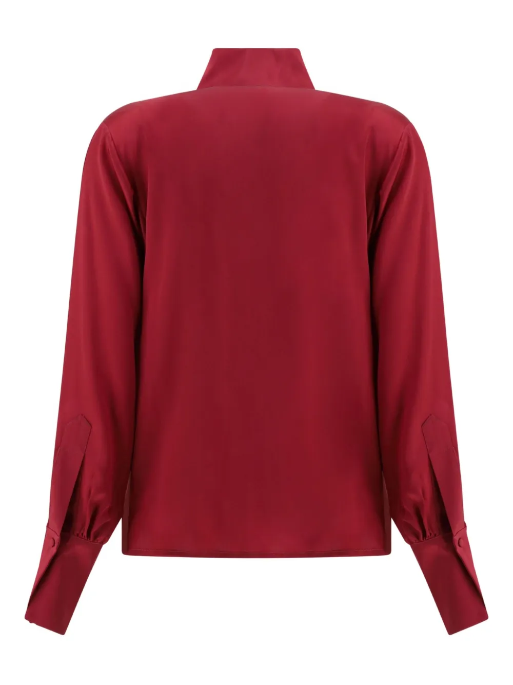 CRIDA Feltre satijnen blouse - Rood