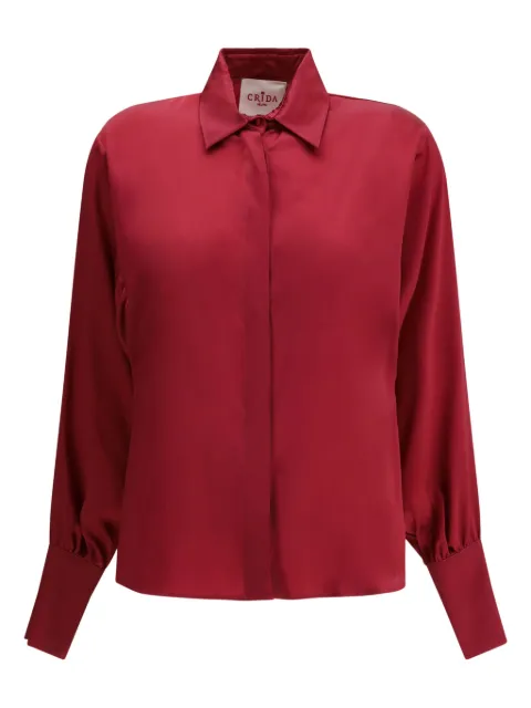 CRIDA Feltre satin shirt