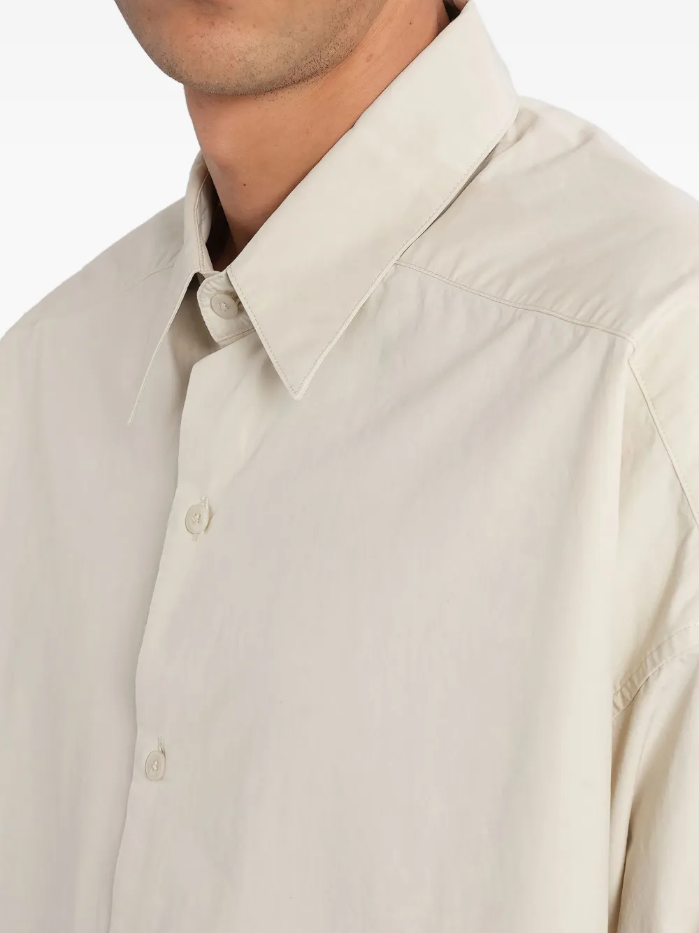 ENTIRE STUDIOS Button-down overhemd Beige