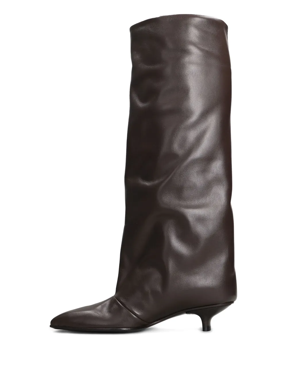 Vicini square-toe boots Brown