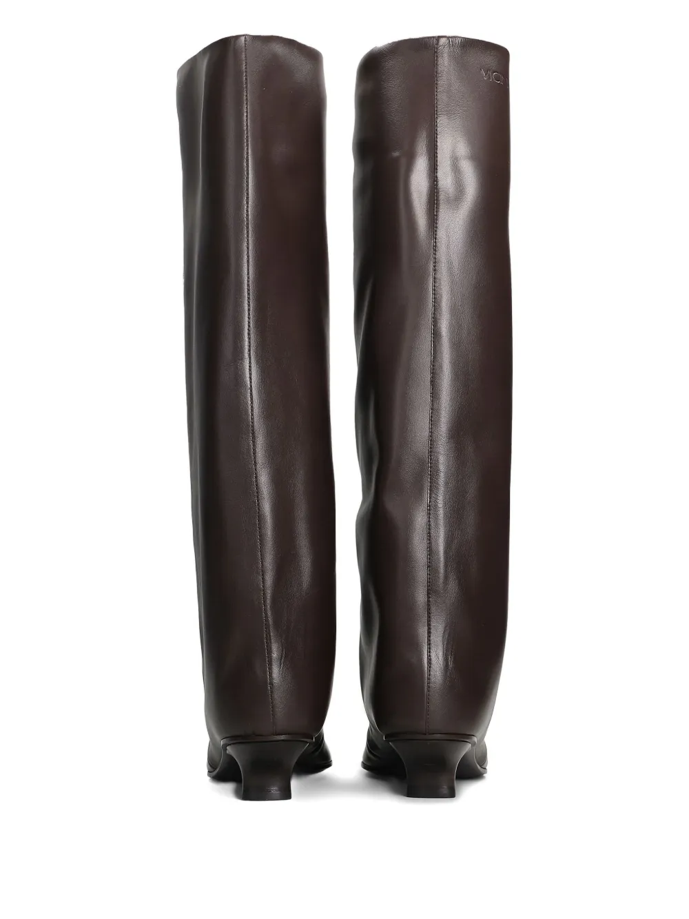 Vicini square-toe boots Brown