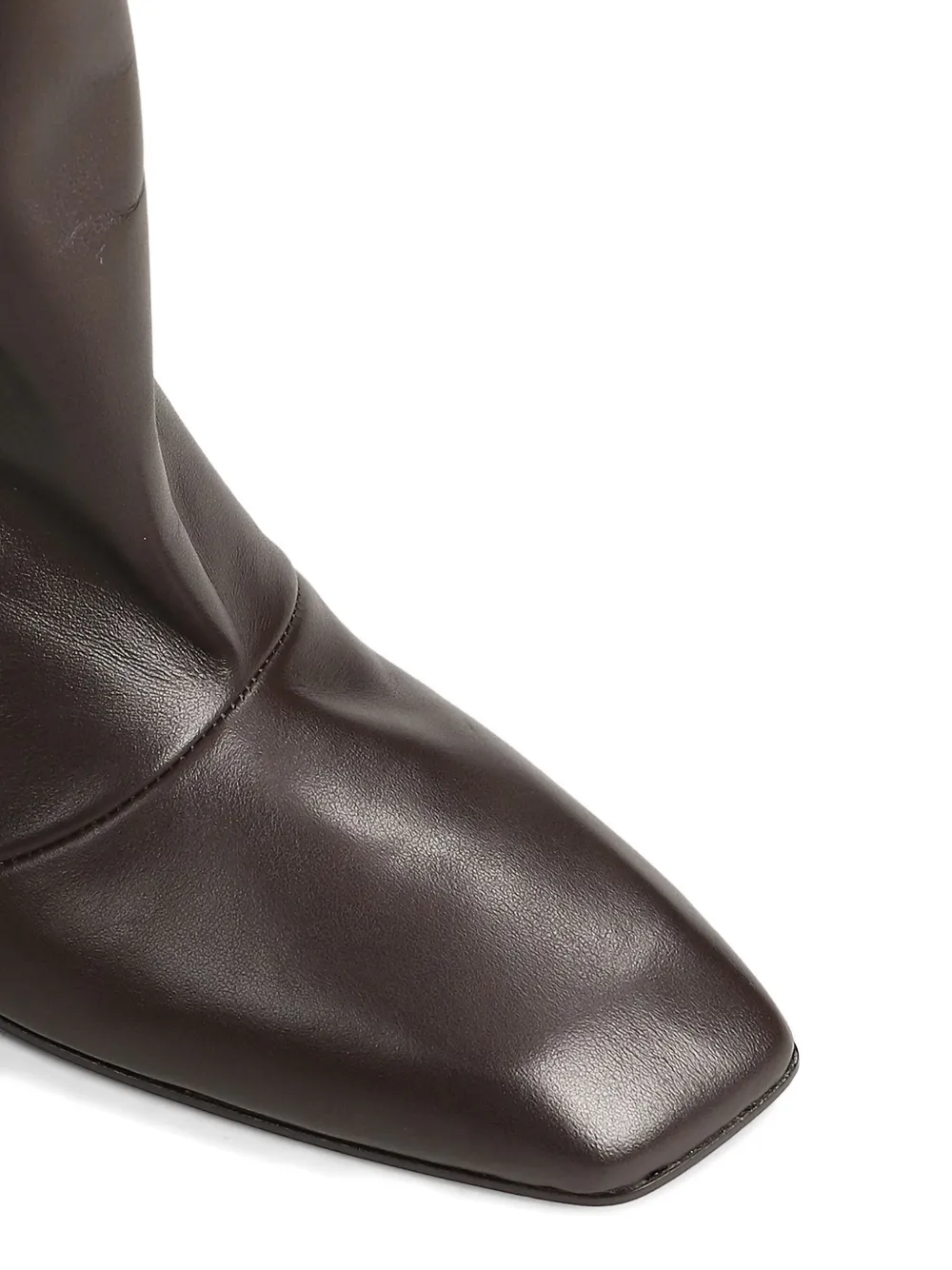 Vicini square-toe boots Brown