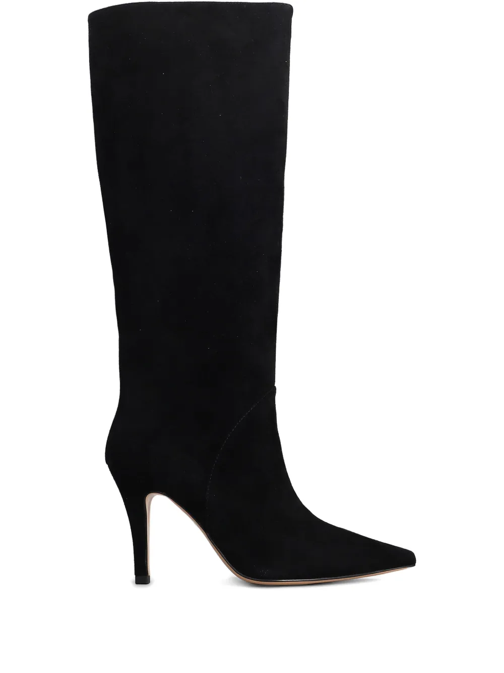 Lola Cruz pointed-toe knee-high boots Black