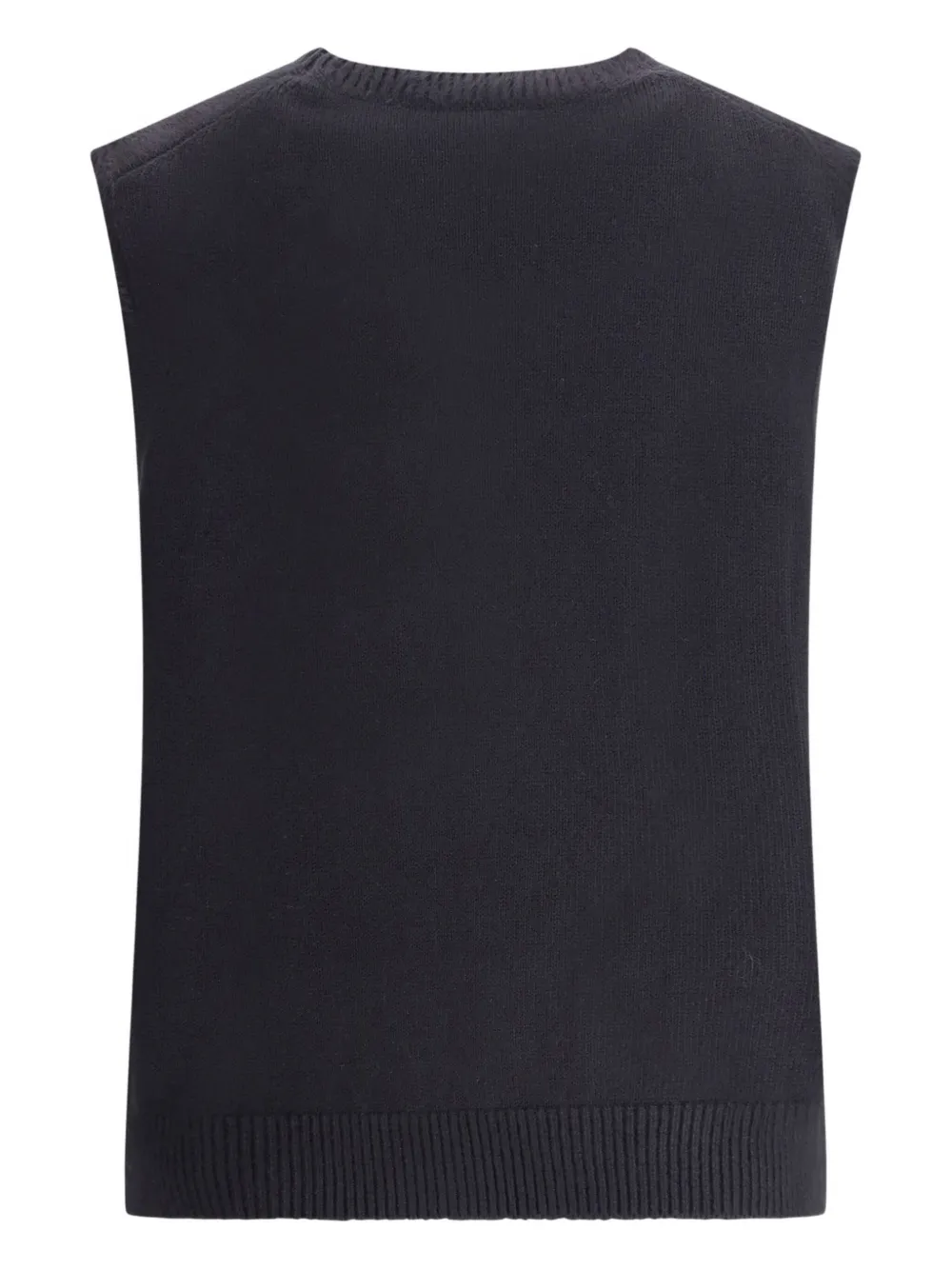 Tom Ford Crewneck Tank Top In Silk In Black