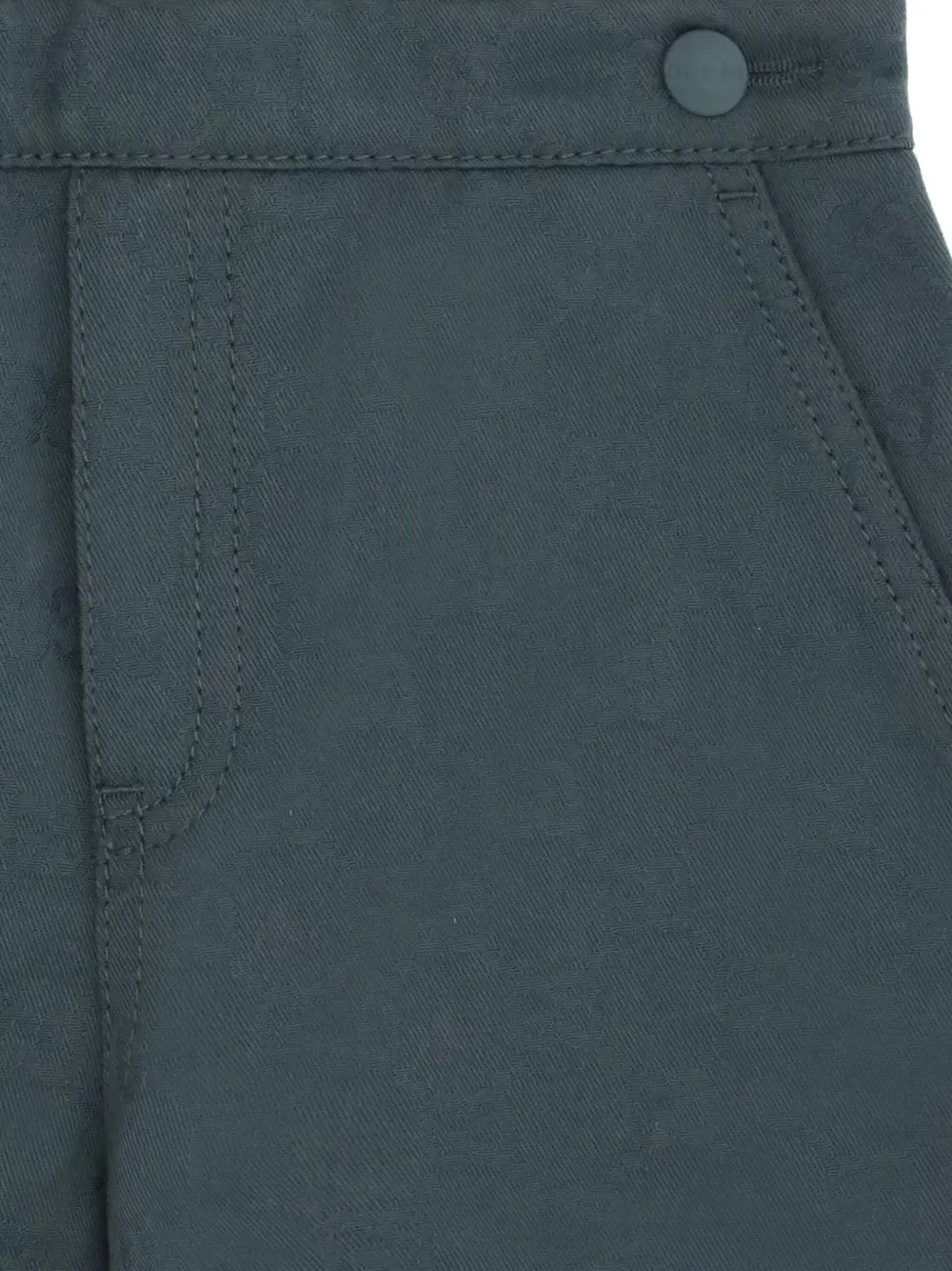 Gucci Kids Broek met knoopsluiting Blauw