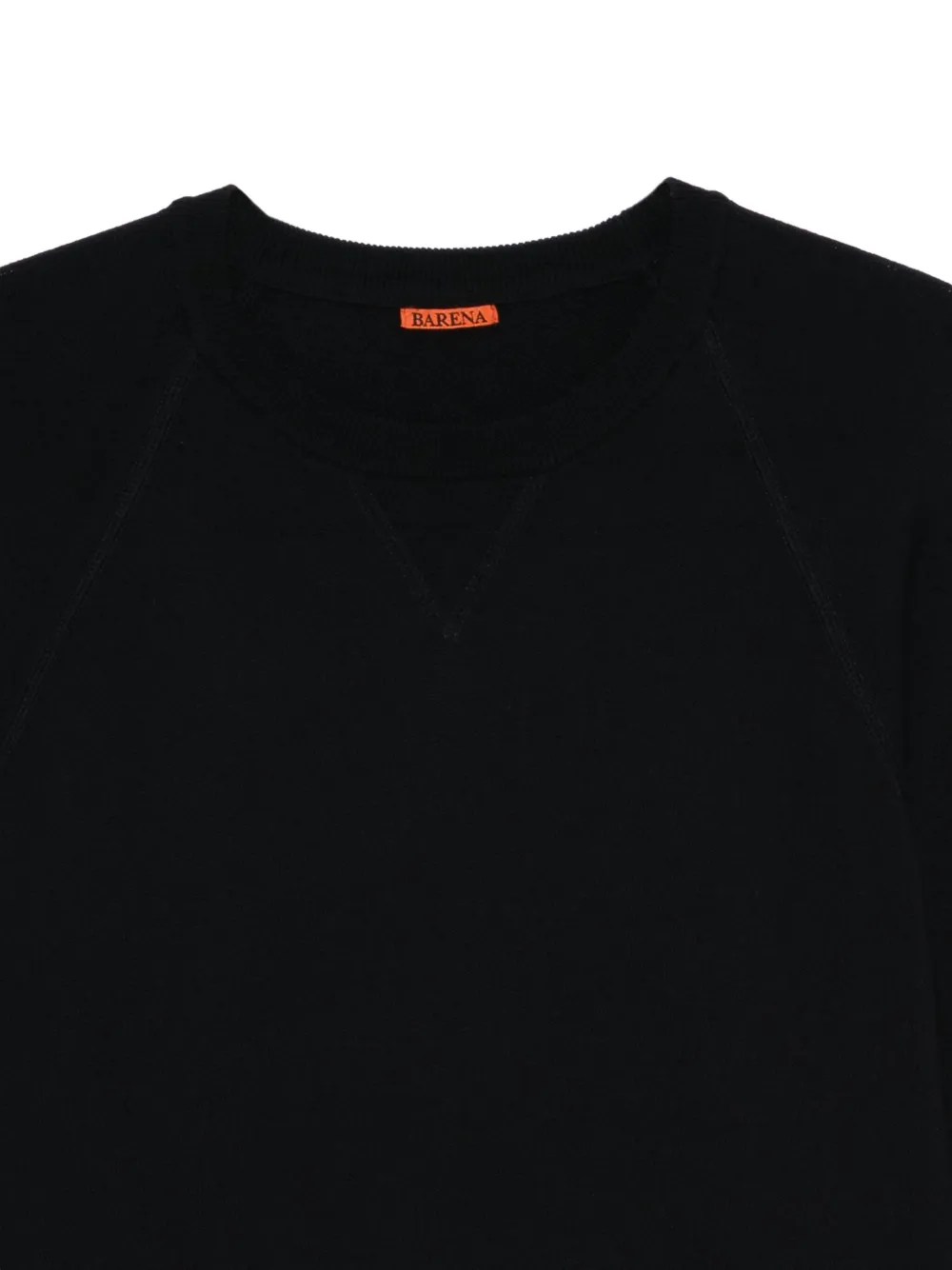 Barena Trui met raglanmouwen Zwart