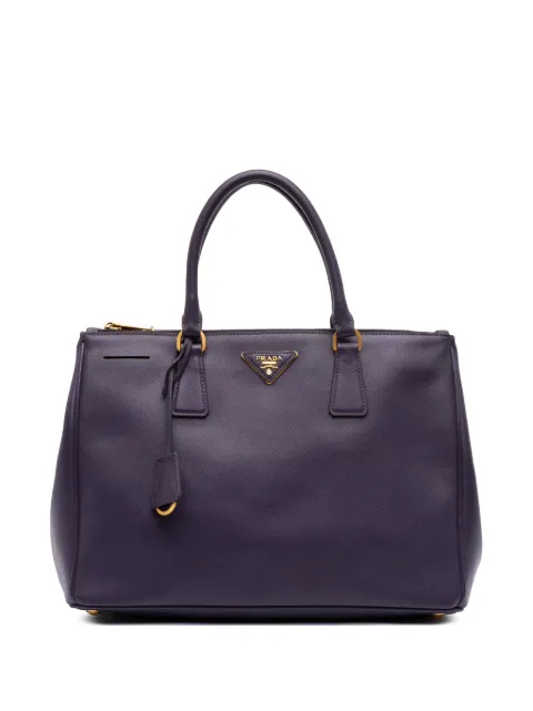 Prada Pre-Owned 2010-2025 Medium Saffiano Lux Galleria Double Zip satchel
