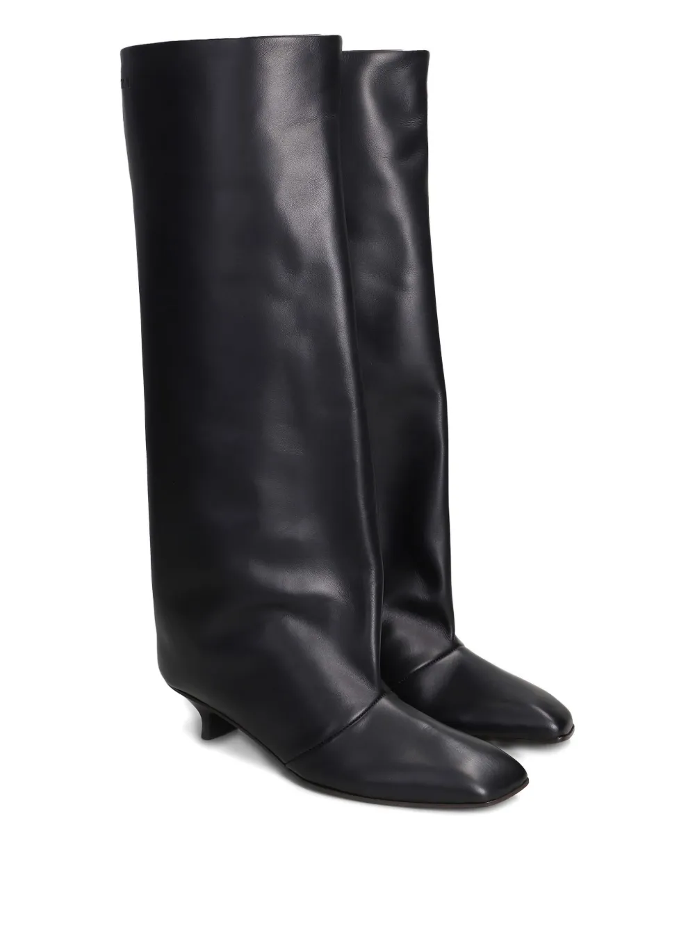 Vicini square-toe leather boots | Knee-High Boots | Image 2