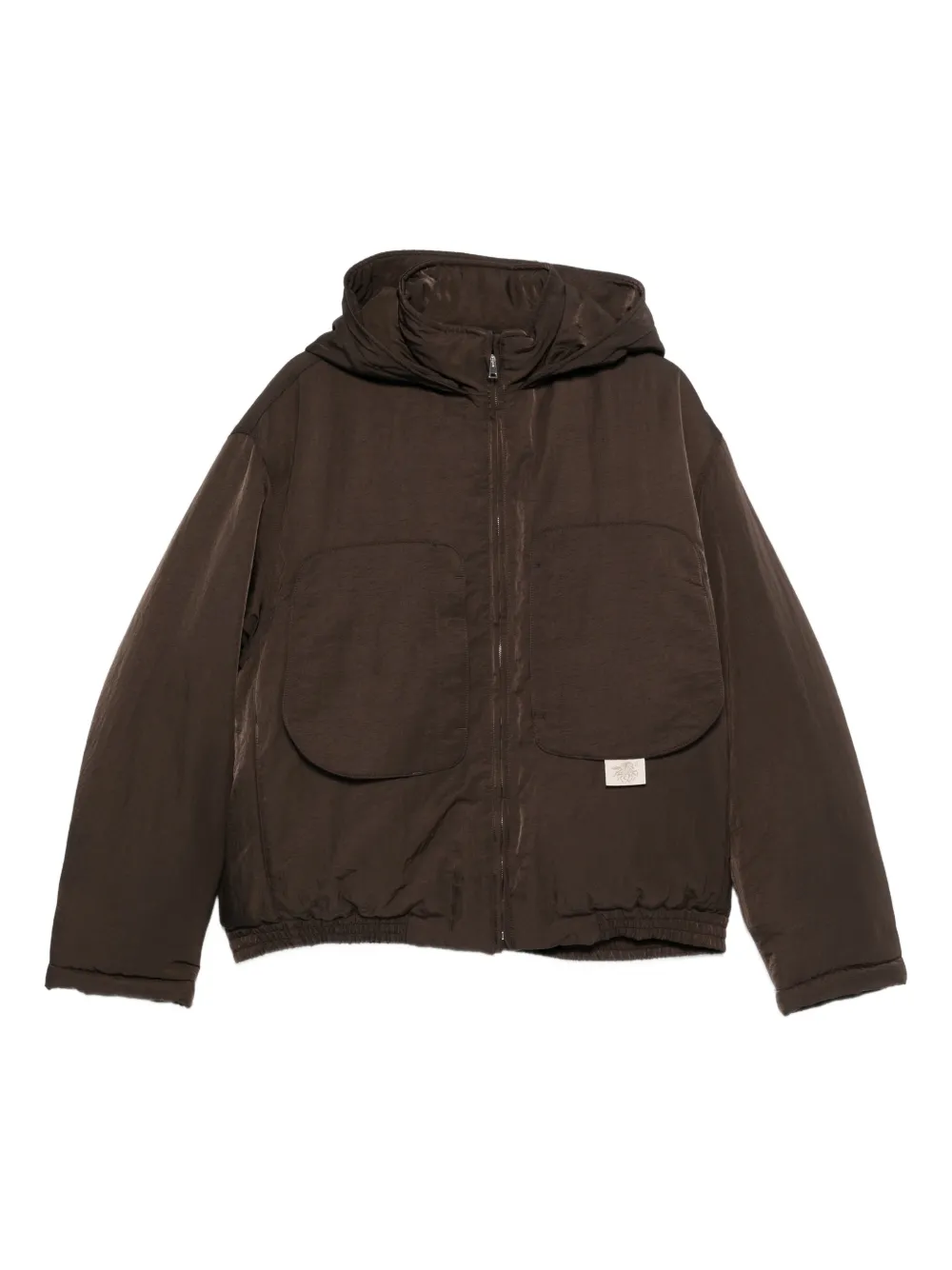 RANRA hooded pocket jacket | Brown | Image 1