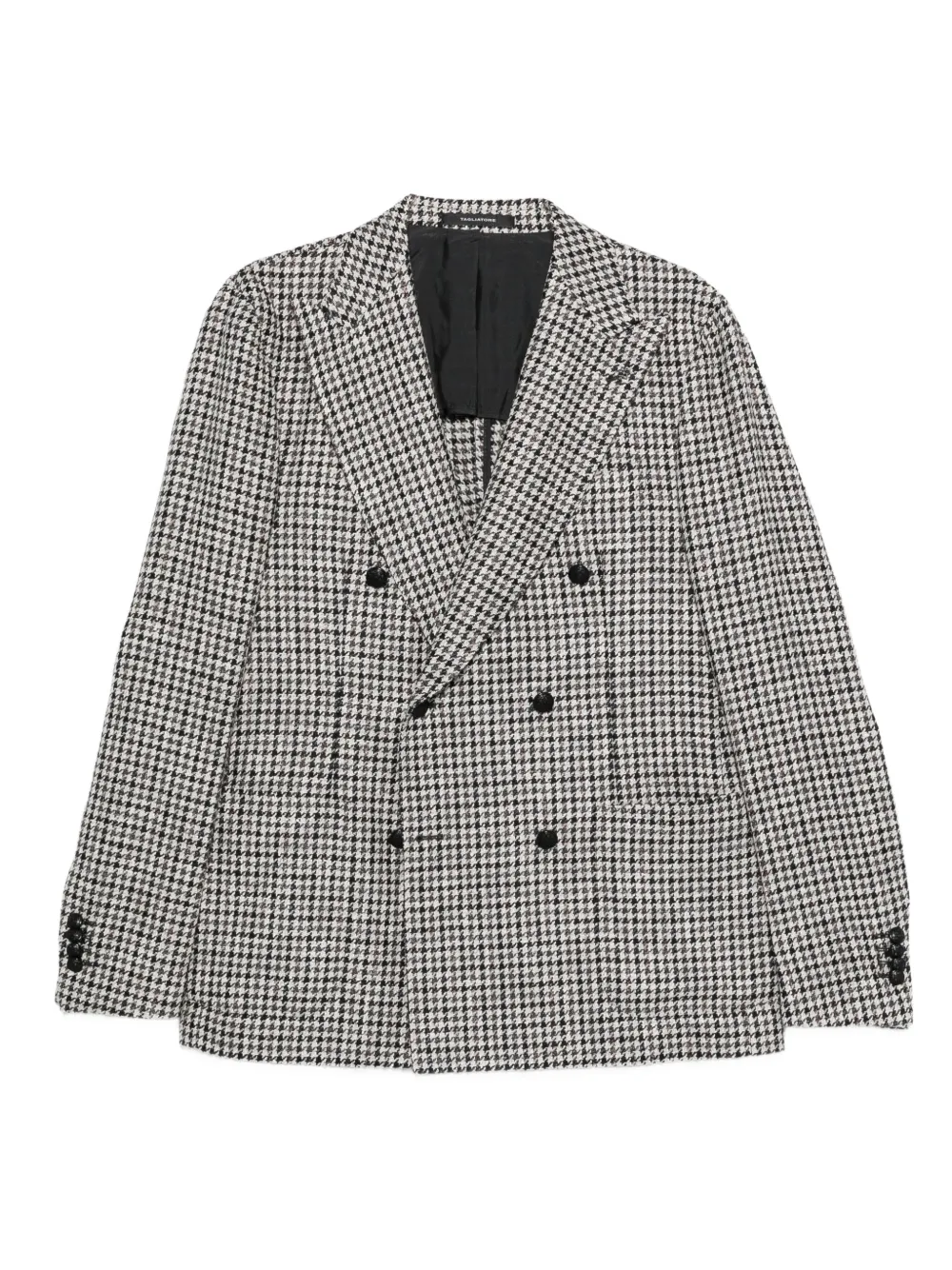 Tagliatore houndstooth double-breasted blazer | Grey | Image 1