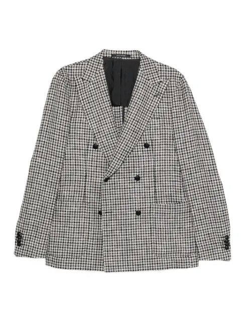 Tagliatore houndstooth double-breasted blazer