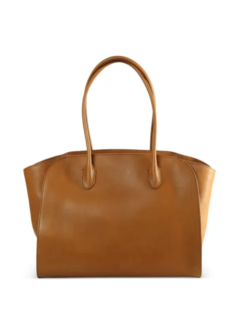 The Row leather tote bag double handle