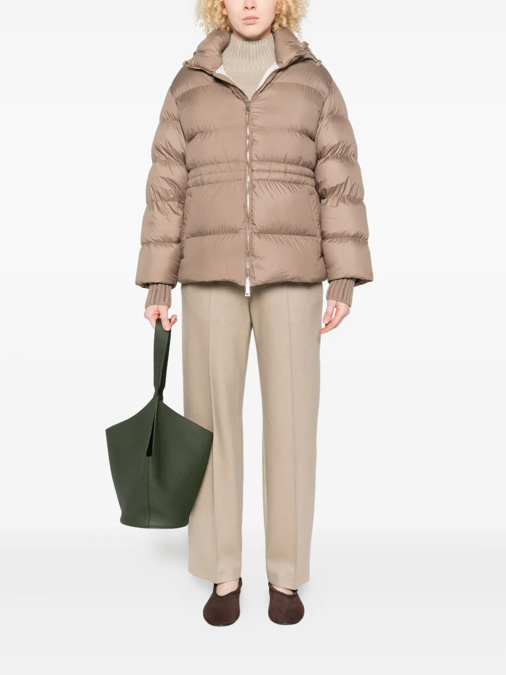 Fabiana Filippi hooded-quilted jacket | Down Jackets | Image 2