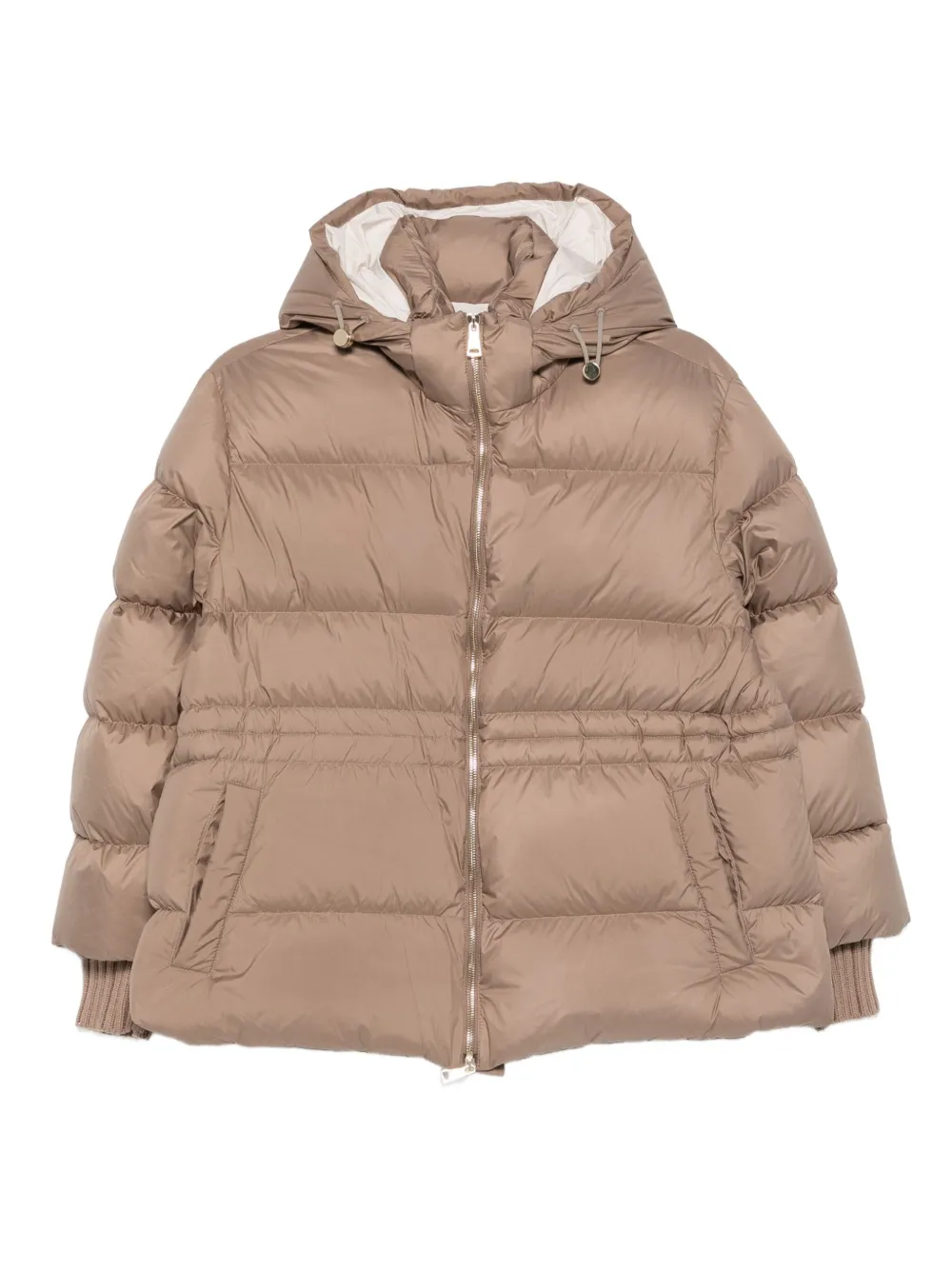 Fabiana Filippi hooded-quilted jacket | Neutrals | Image 1