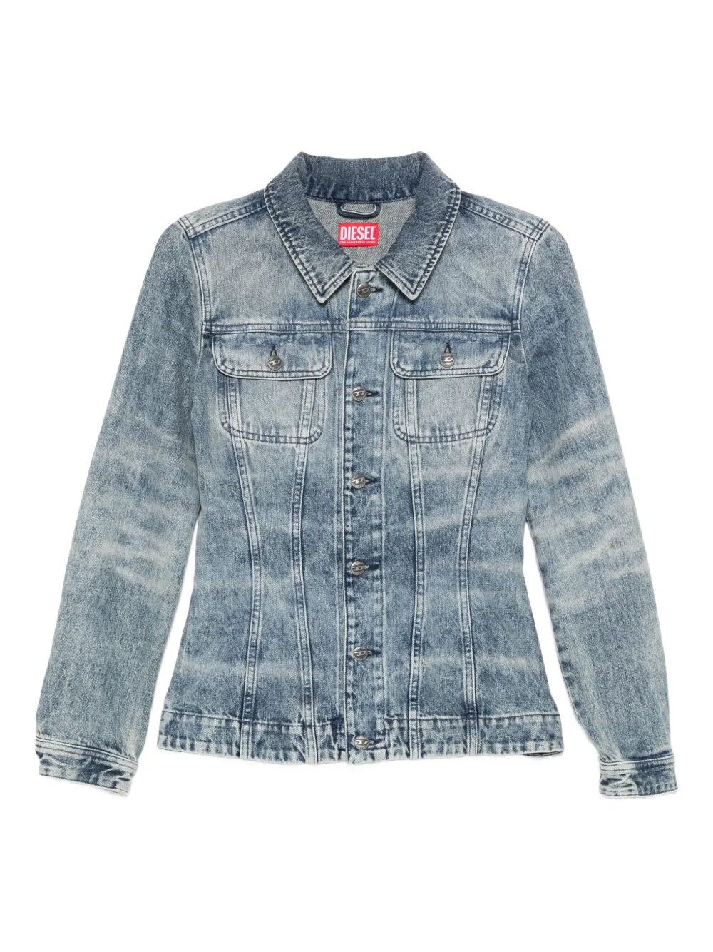 Diesel button-fastening denim jacket | Blue | Image 1