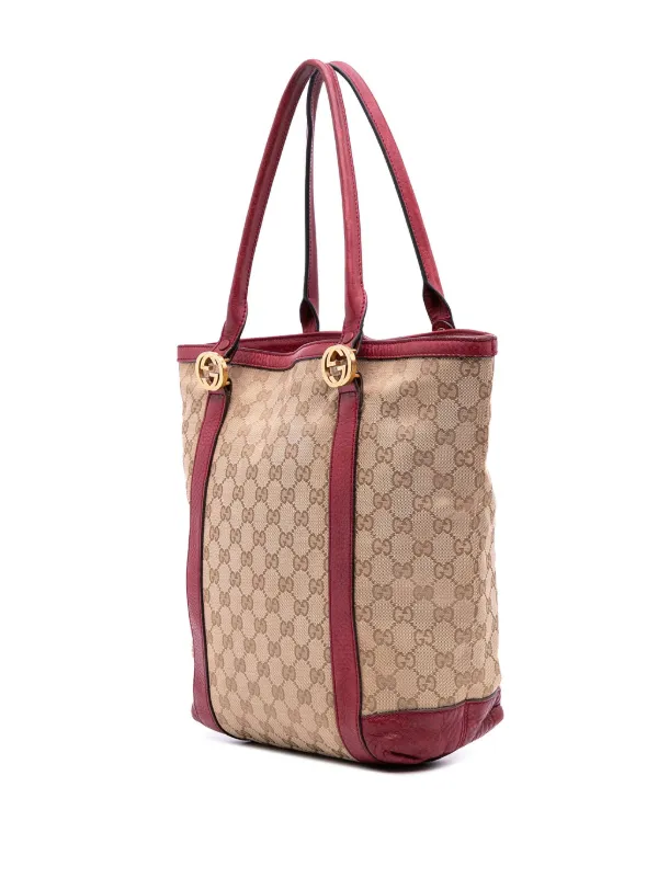 Gucci Pre-Owned 2016-2025 GGキャンバス ツインズ ハンドバッグ Gucci Pre-Owned 2016-2025 GGキャンバス ツインズ ハンドバッグ