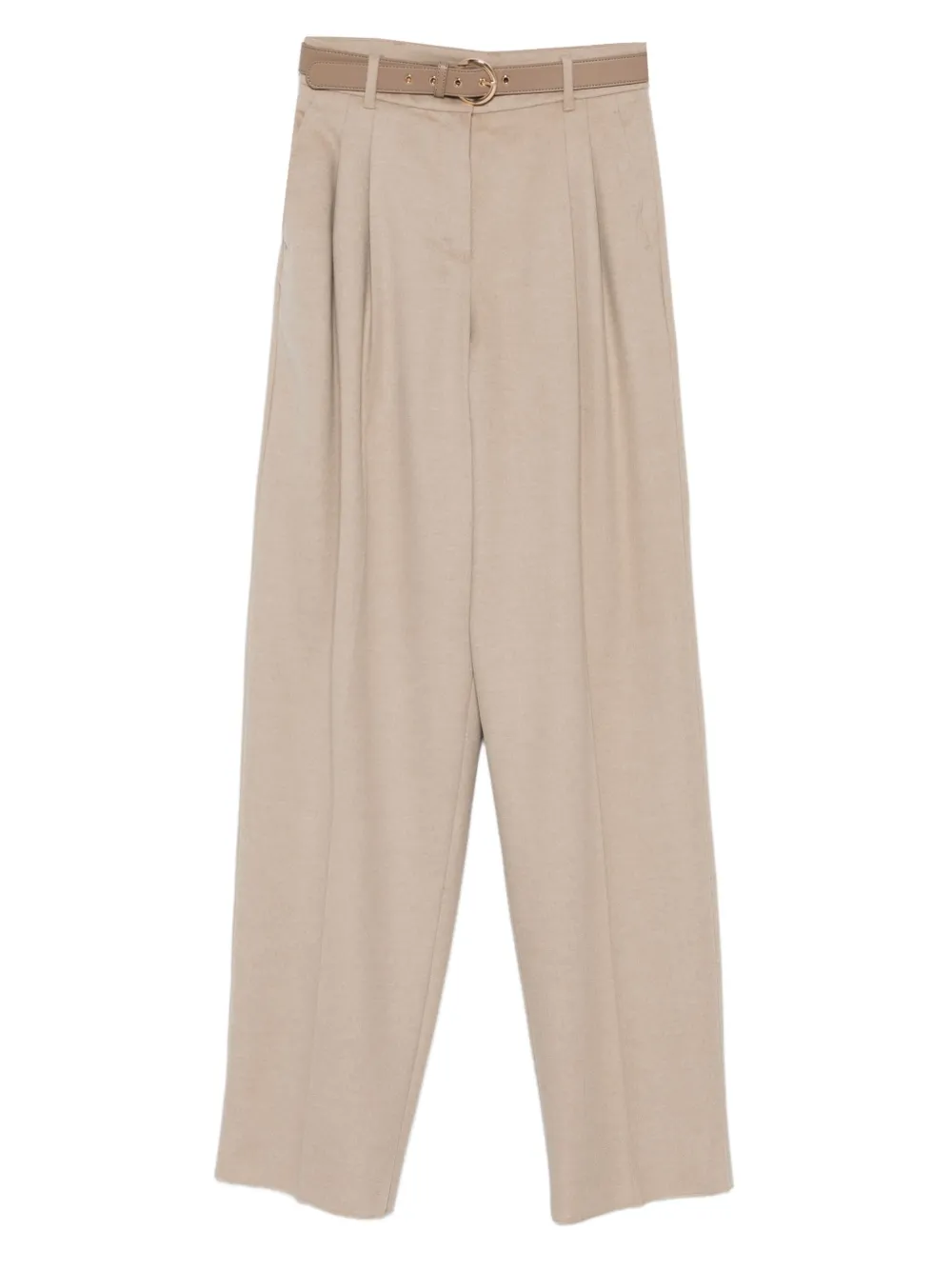 Max Mara pleated belted trousers | Neutrals | Image 1