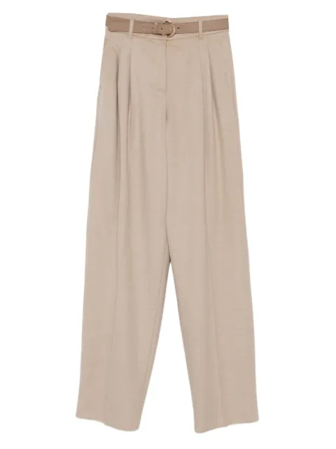 Max Mara pleated belted trousers