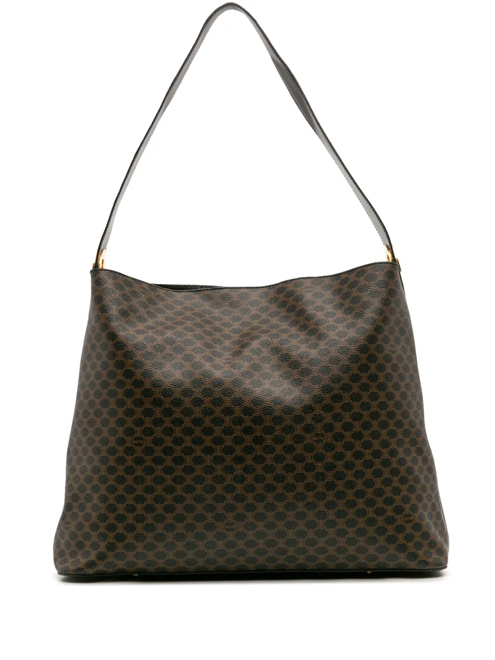 Céline Pre-Owned 20th Century マカダム コーテッドキャンバス ショルダーバッグ - ブラウン Céline Pre-Owned 20th Century マカダム コーテッドキャンバス ショルダーバッグ - ブラウン