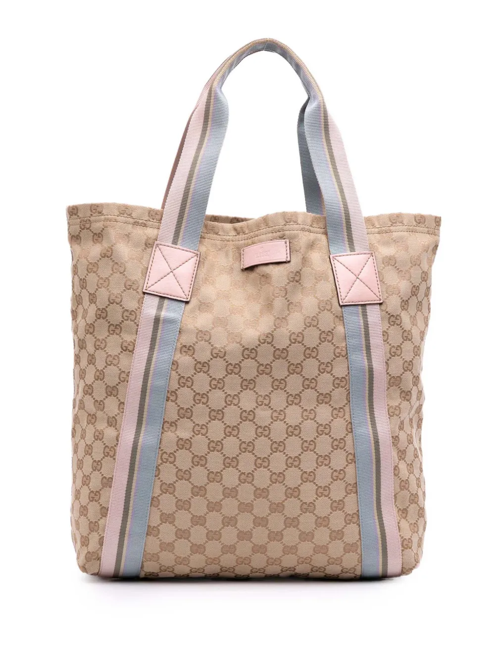 Gucci Pre-Owned 2016-2025 GGキャンバス ウェブ ハンドバッグ - ブラウン Gucci Pre-Owned 2016-2025 GGキャンバス ウェブ ハンドバッグ - ブラウン