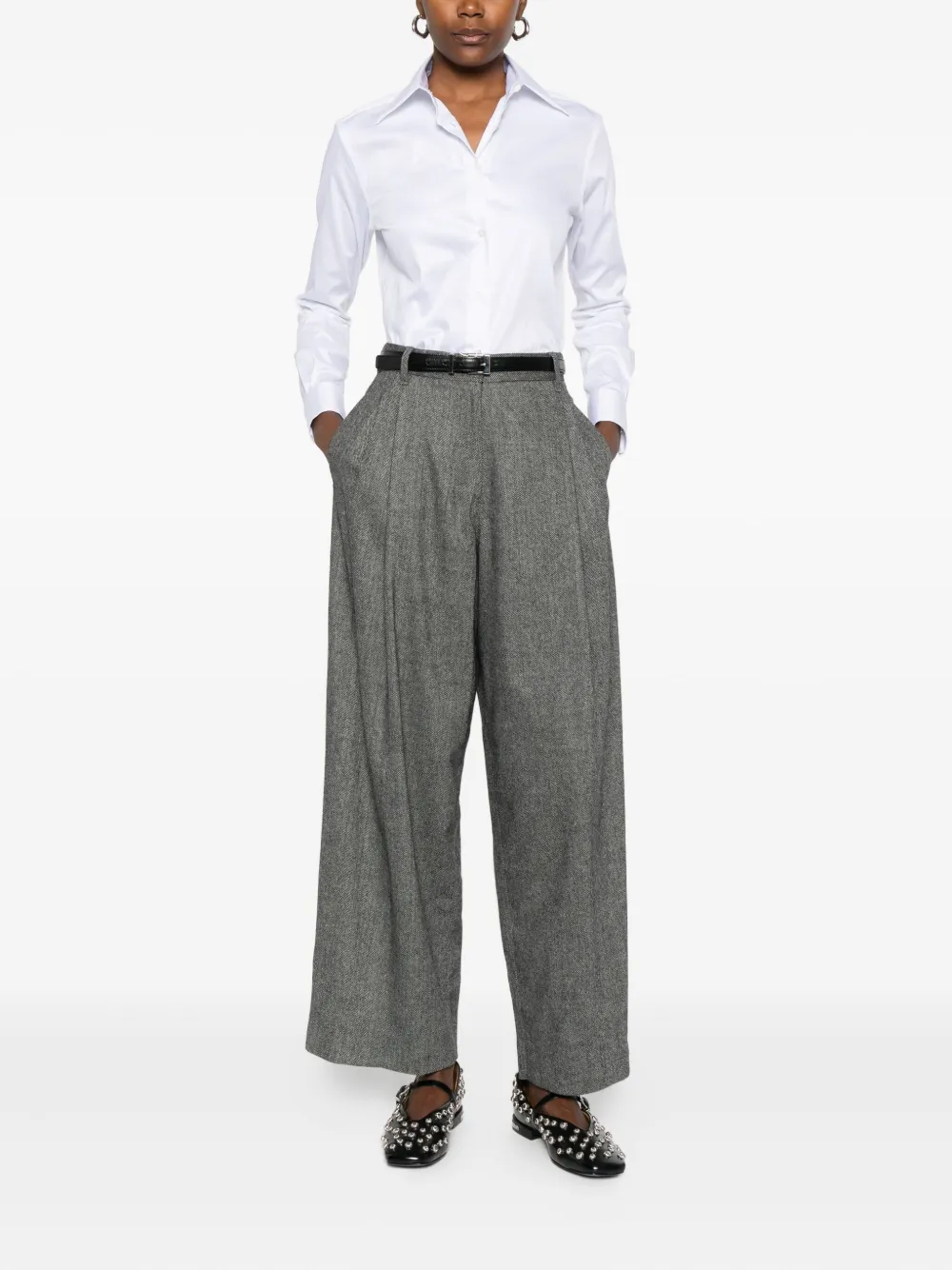 'S Max Mara pleated trousers - Grijs