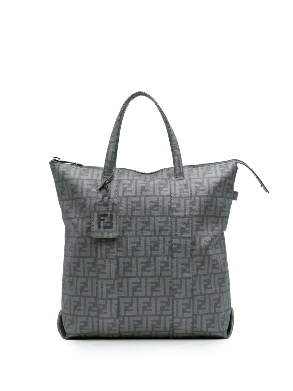Fendi Pre-Owned 2010-2025 Zucca Spalmati tote bag - グレー Fendi Pre-Owned 2010-2025 Zucca Spalmati tote bag - グレー