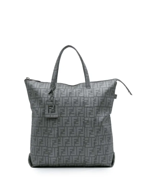 FENDI グレー トートバッグ