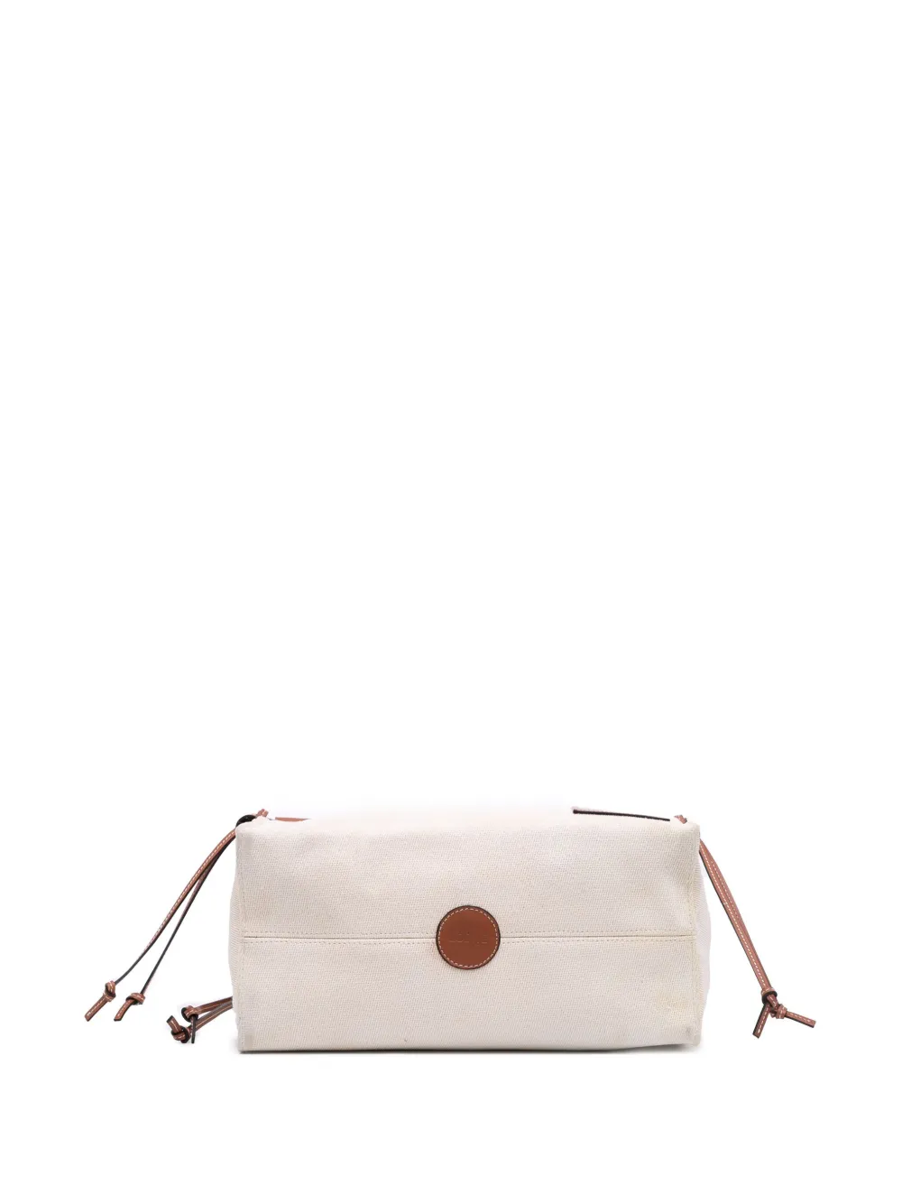 Pre-owned Loewe 2021 Small Canvas Cushion Tote Bag In Brown
