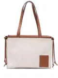 Loewe Pre-Owned 2021 Small Canvas Cushion tote bag - Brown