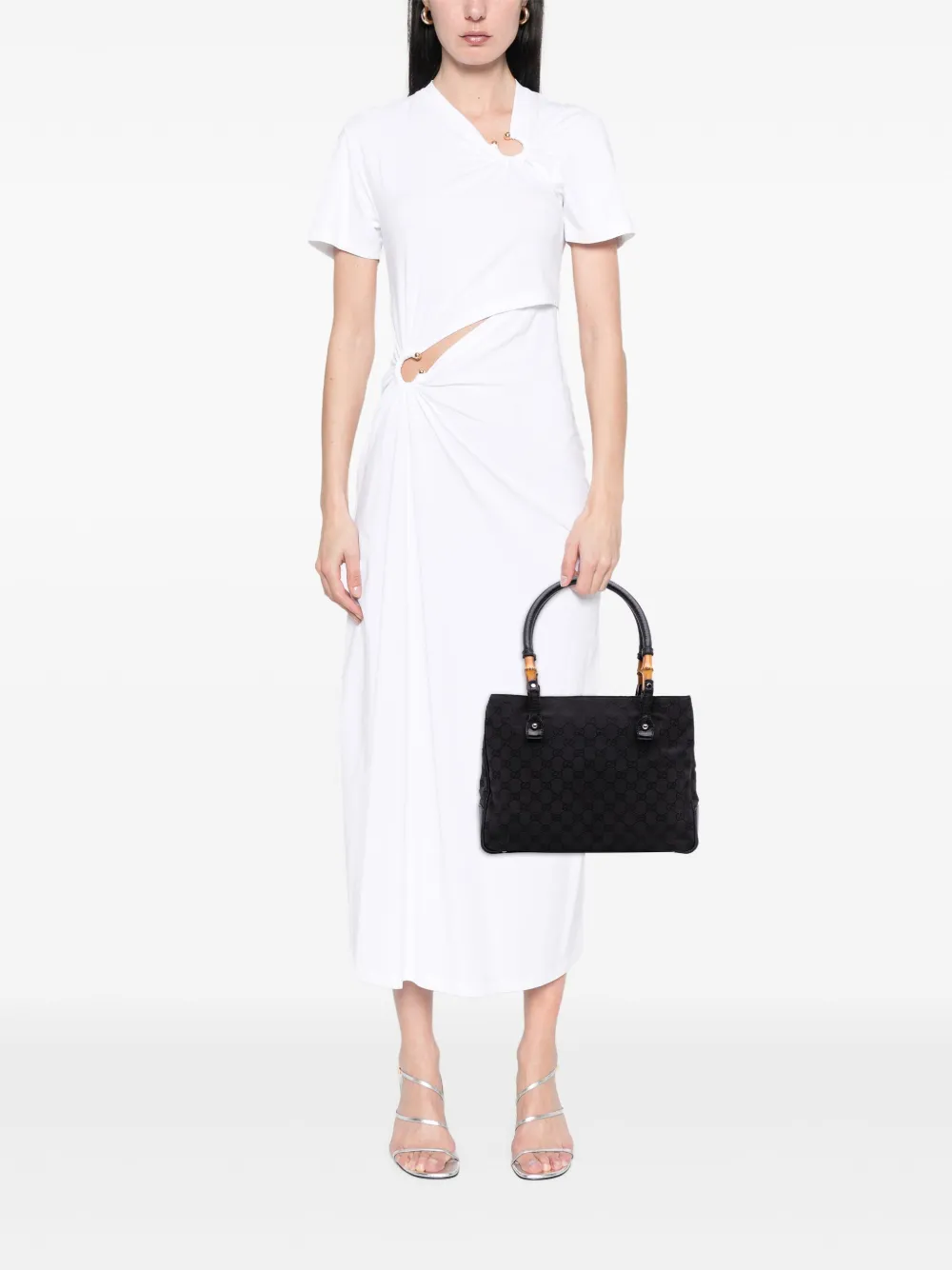 Gucci Pre-Owned 2000-2015 GG Canvas Bamboo tote bag | Pre-Owned | Image 2