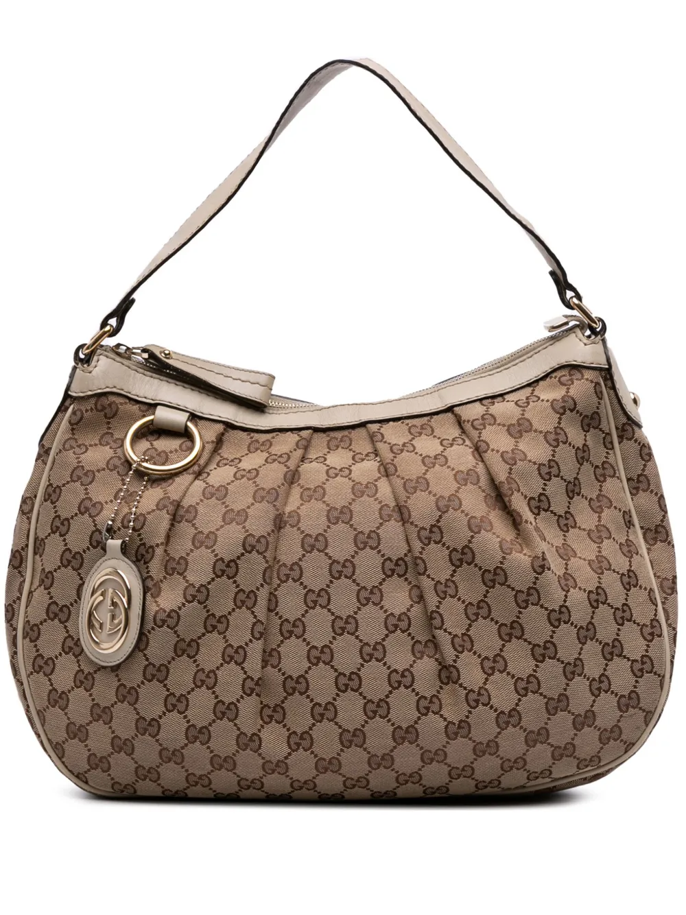 Gucci Pre-Owned 2016-2025 Medium GG Canvas Sukey shoulder bag - ブラウン Gucci Pre-Owned 2016-2025 Medium GG Canvas Sukey shoulder bag - ブラウン