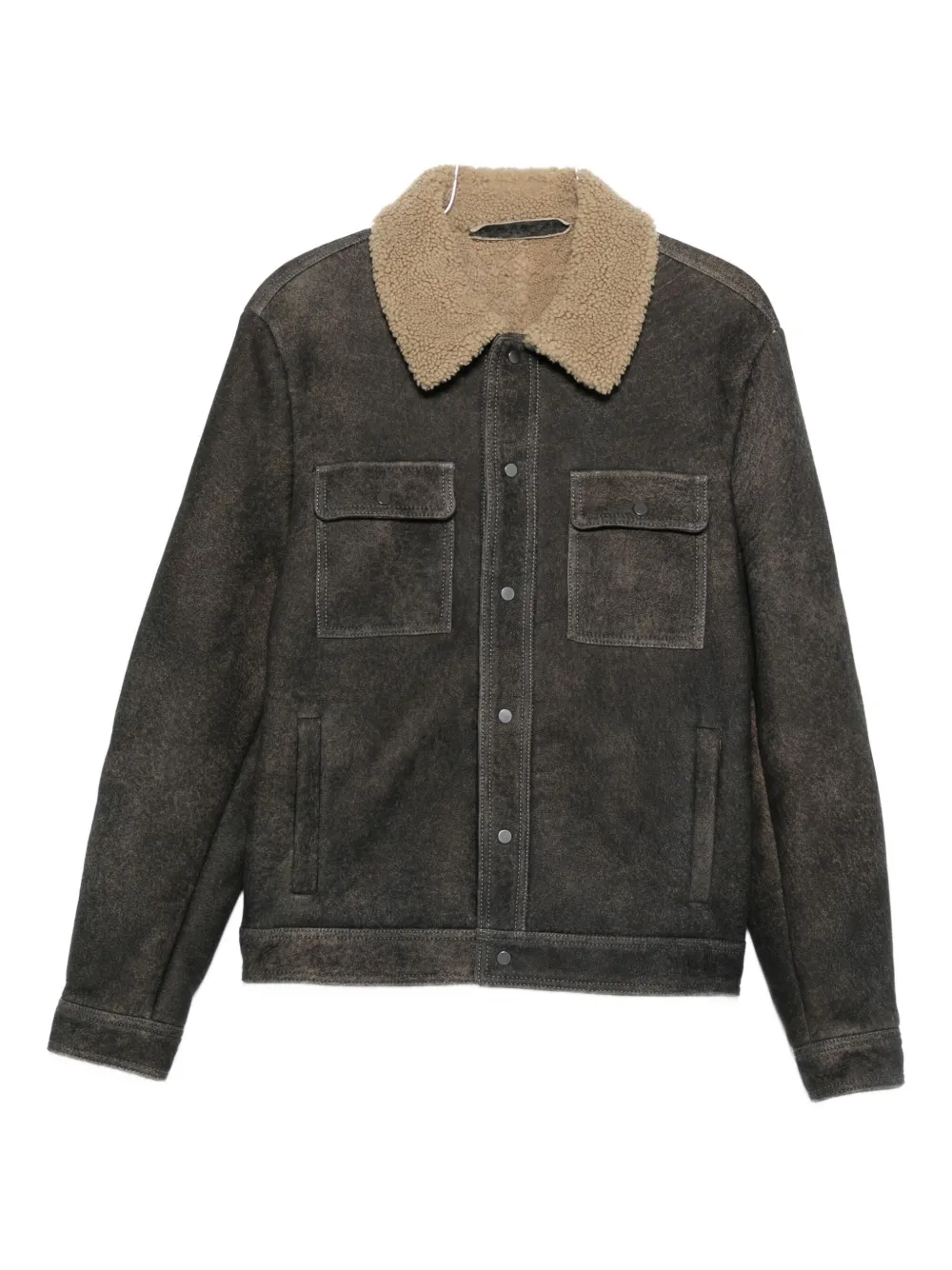 Salvatore Santoro Flap-pocket Jacket In Brown