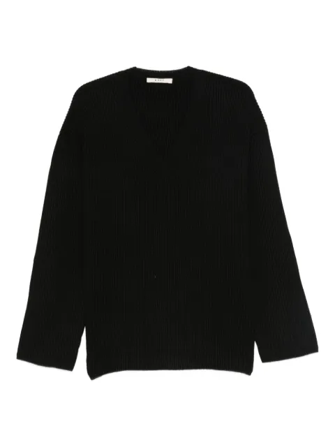6397 ribbed V-neck jumper