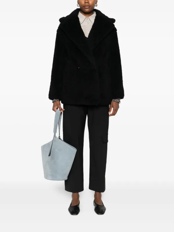 MaxMara マッスクマーラ ブレザー ブラック ダブルボタン ウール100% Max Mara ボタン ジャケット | ブラック | FARFETCH JP