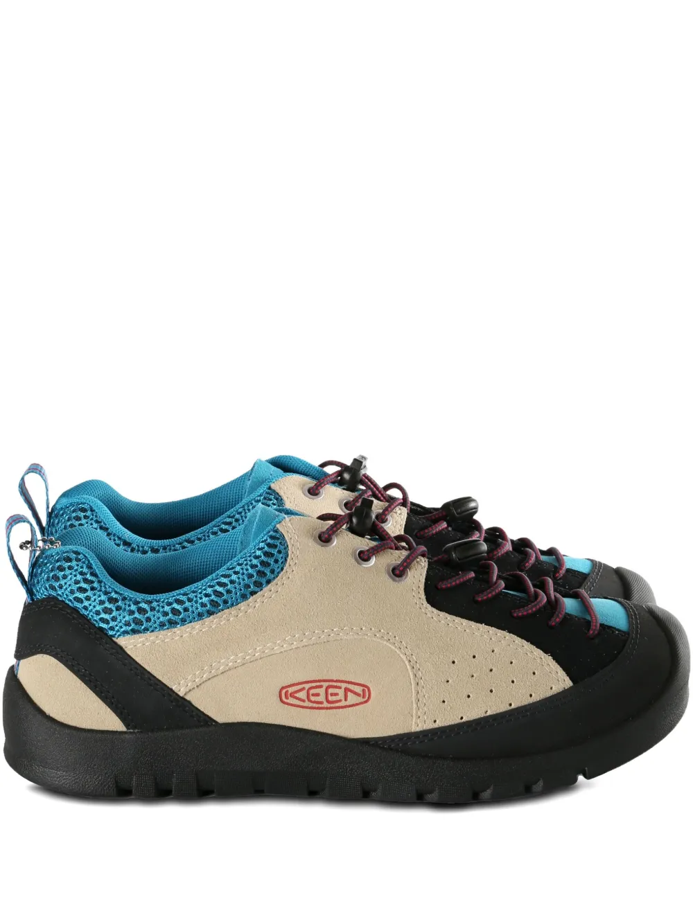 KEEN FOOTWEAR suede leather mesh sneakers Neutrals