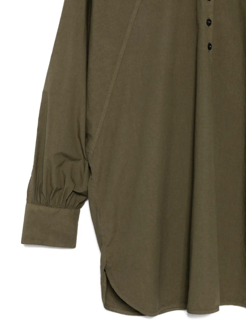 Barena Blouse met hoge hals Groen