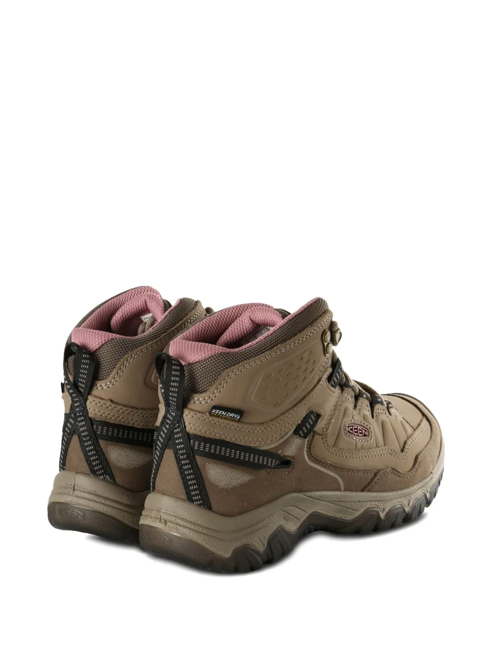 KEEN FOOTWEAR lace-up leather boots Brown
