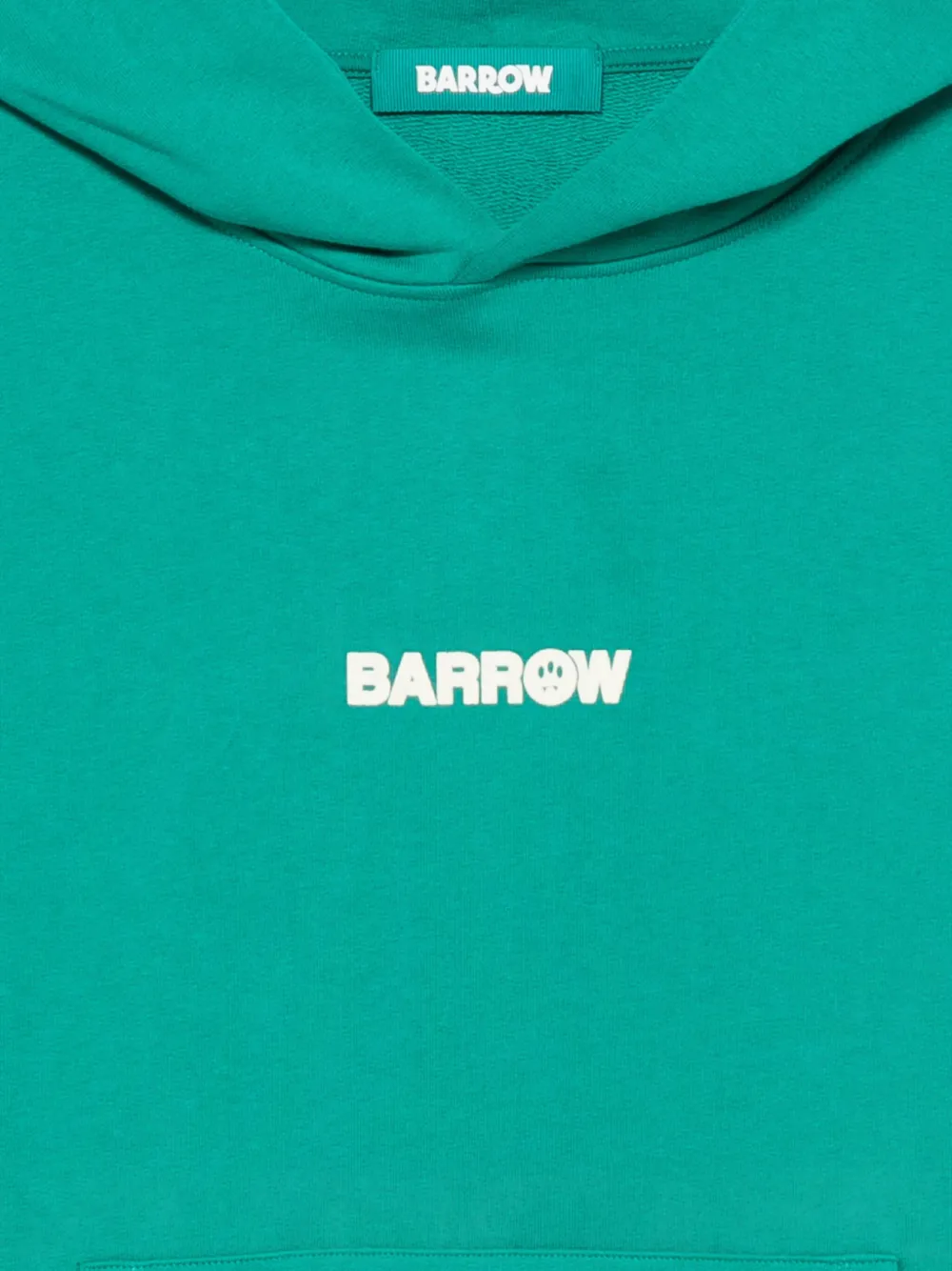 BARROW Hoodie met logoprint Groen