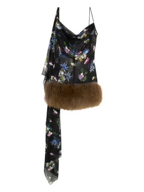 Blumarine vestido corto con estampado floral
