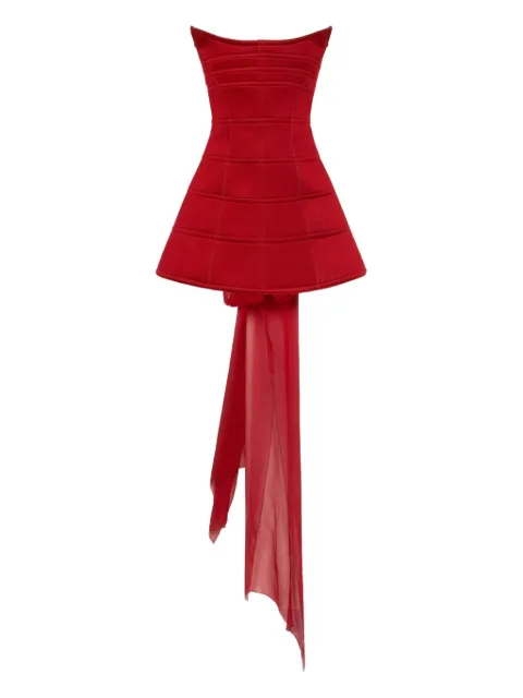 Blumarine strapless mini dress