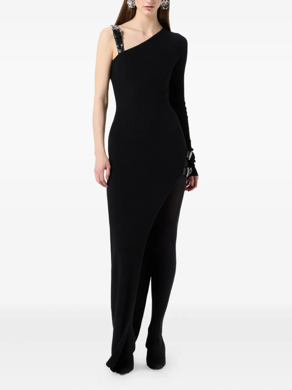 Blumarine Asymmetrische jurk - Zwart