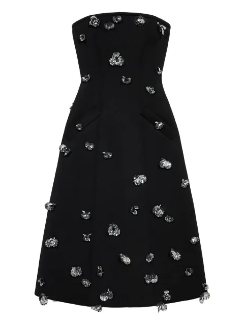 Blumarine sequin-embellishments midi dress
