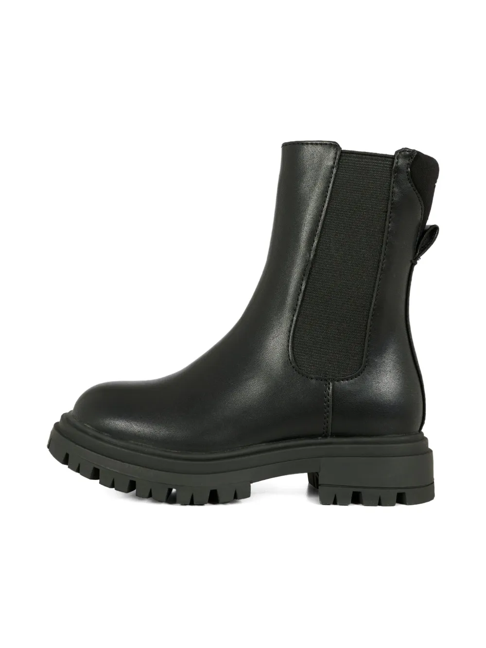 Calvin Klein Kids elastic-panel zip-front boots Black