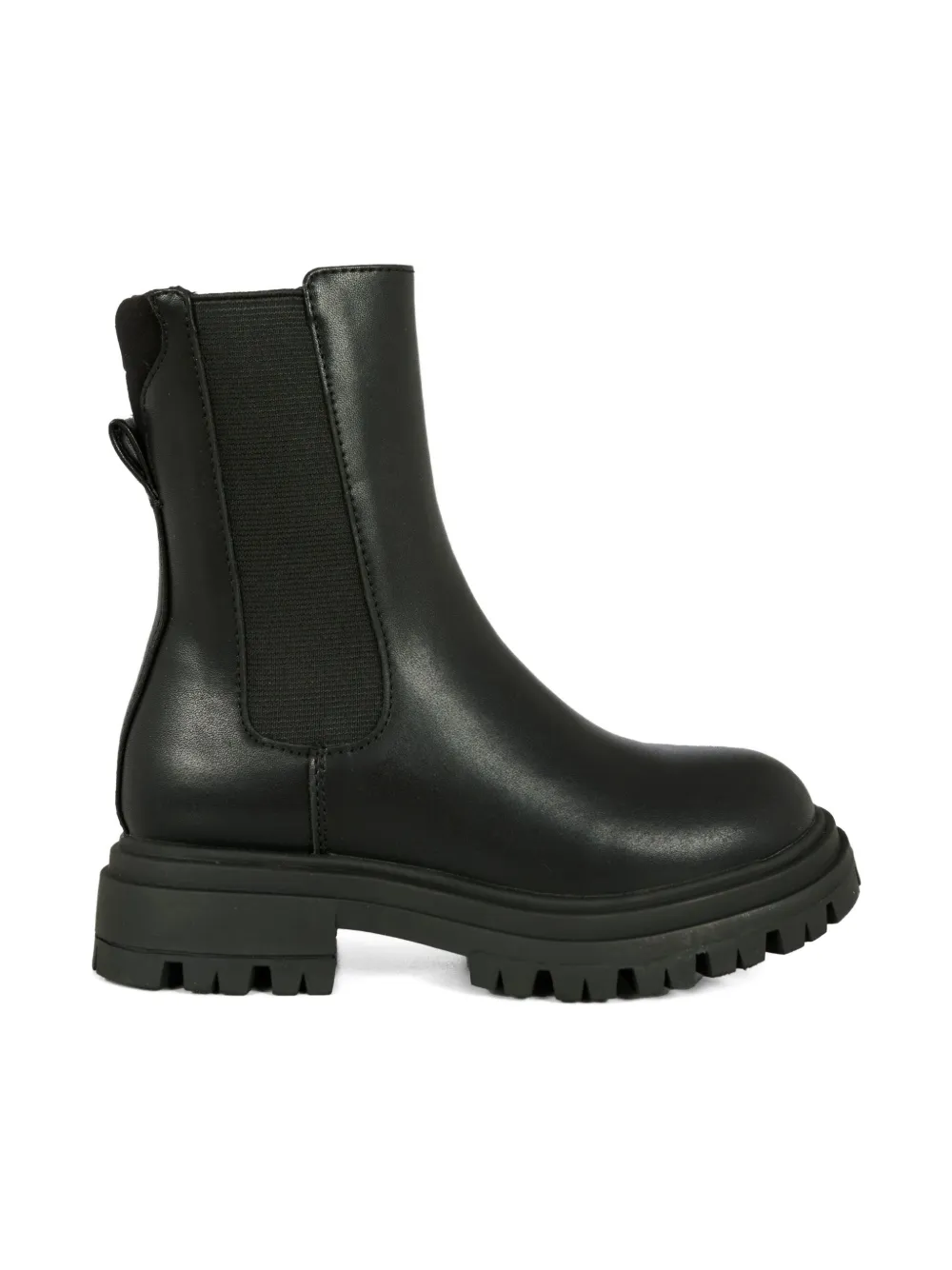 Calvin Klein Kids elastic-panel zip-front boots Black
