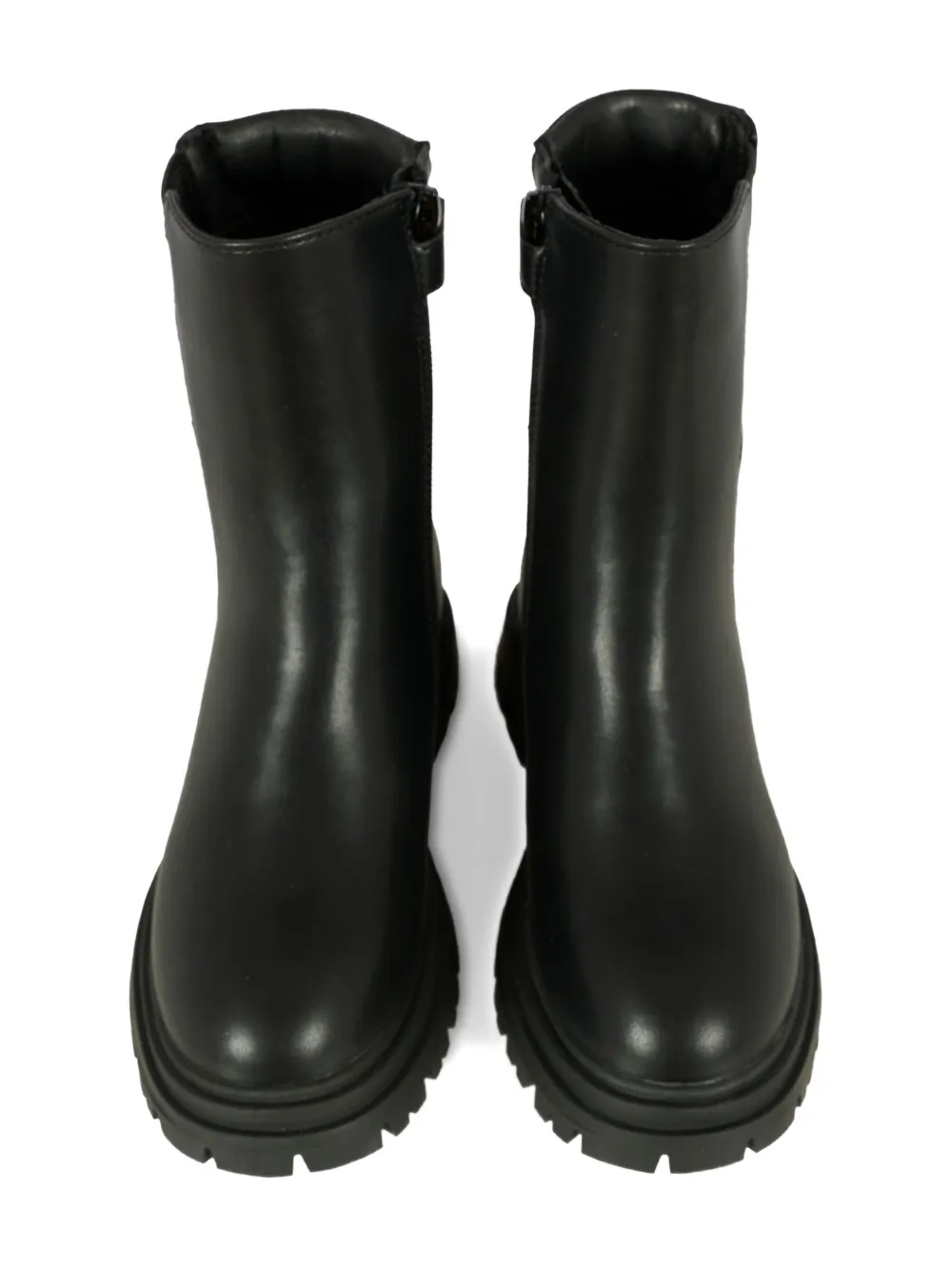 Calvin Klein Kids elastic-panel zip-front boots Black